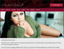 Tablet Screenshot of anikaadams.com